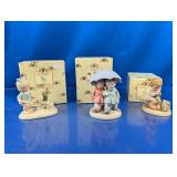 (3)Precious Moments Figurine Collection