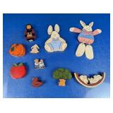 (10) Assorted Wooden Seasonal Decor