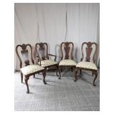 (4) Queen Anne-Style Dining Chairs