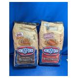 (2) Kingsford Charcoal Bags - Mesquite & Applewood