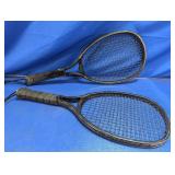 (2) Leach Graphite Tennis Racquet Set