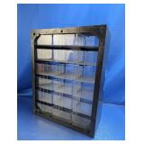 (1) Plastic Organizer with Drawers