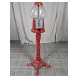 Vintage Red Gumball Machine