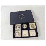 (4) Presidential Commemorative Silver Coins in