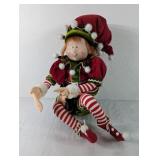 (1) Festive Christmas Elf Doll