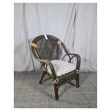 Rattan Outdoor Armchair w/Cushion