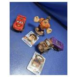 (4) Disney Infinity Figures with Cards