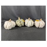 (4) Harvest Braided Pumpkins