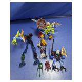 (5) Assorted Bionicle Figures and Parts