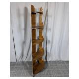 Vintage Wooden Corner Shelf