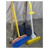 (4) Cleaning Tools [Brooms and Mop]