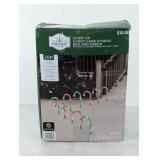 Holiday Time Light-Up Candy Cane Stakes