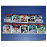 (10) Topps Baseball Card Set: Boston Red Sox