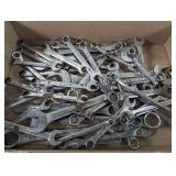 (25+) Assorted Open-End and Box-End Wrenches