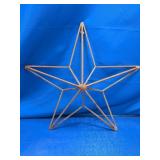 Rustic Metal Star Wall Decor