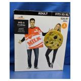 (2) Adult Milk & Cookies Costumes