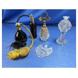 (4) Vintage Perfume Bottles