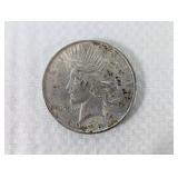 (1) 1923 Peace Silver Dollar