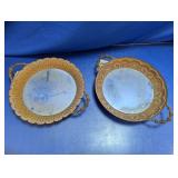 (2) Lone Elm Studios Round Mirrors