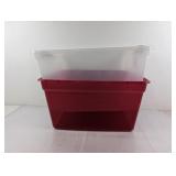 (2) Sterilite Storage Containers w/o Lids