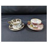 Vintage Teacup & Saucer Set x2