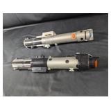 (2) Star Wars Lightsaber Props