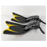 (1) Cressi Adjustable Open-Heel Fins