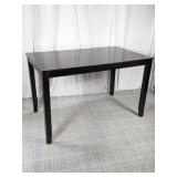 (1) Black Wooden Table