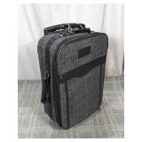 (1) Hartmann Tweed Rolling Carry-On Suitcase