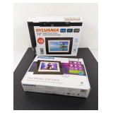 (2)Digital Photo Frames: Sylvania 10" and P