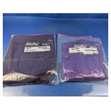 (2) Purple Table Linens