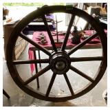 10 Spoke Wooden Wagon Wheel