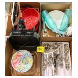 4 Boxes Assorted Kitchenware