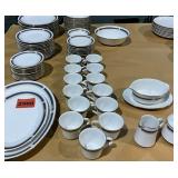 87 Pcs. Noritake Blue Dawn China