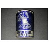 Silver Bell Motor Oil-Closed Can-Dented in Back