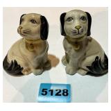 Pair Of Ceramic Dog Figurines