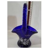 Fenton Cobalt Blue "Mother" Basket