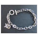 Sterling Silver X O Bracelet 22.66 grams