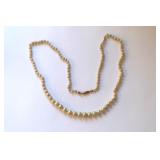 10K Gold Cultured Pearl Necklace