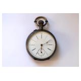 Antique .800 Pure Silver Pocket Watch  116.32 gr