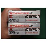 2 Full Boxes Of Winchester Super X .308 WIN Caliber Ammo,