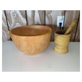 G- MORTAR AND PESTLE - ASH BOWL