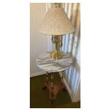 USBR- SIDE TABLE & TABLE LAMP