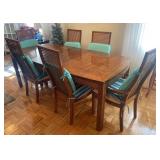 DR- THOMASVILLE KITCHEN TABLE & 6 CHAIRS