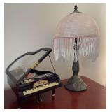 BR3- LAMP - PIANO MUSIC BOX