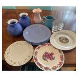 DR- DECORATIVE PLATES - VASES - PITCHER- ETC