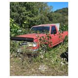 OS3- 1990 FORD F-150 PICKUP TRUCK - NO TITLE - PARTS ONLY