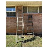 METAL LADDER - WOODEN LADDER