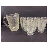 24T- PITCHER AND ICE TEA GLASSES