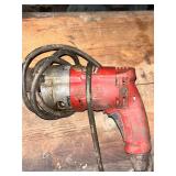 RB- BLACK AND DECKER CIRCULAR SAWS (2)- MILWAUKEE DRILL- HEAT GUN